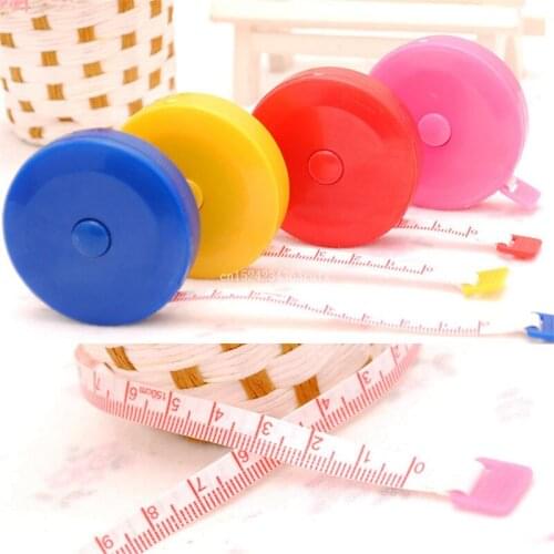600 pcs Retractable Ruler Tape Measure 60 inch Sewing Cloth Tailor 1.5M Round Tape Measure Ruler Sewing Tapeline Measure Tools