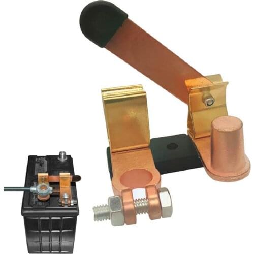 Daier Top Post Knife Blade Master Switch 12V/24V Battery Disconnect Switch Isolator Power Cut Off for Marine Car Boat RV ATV