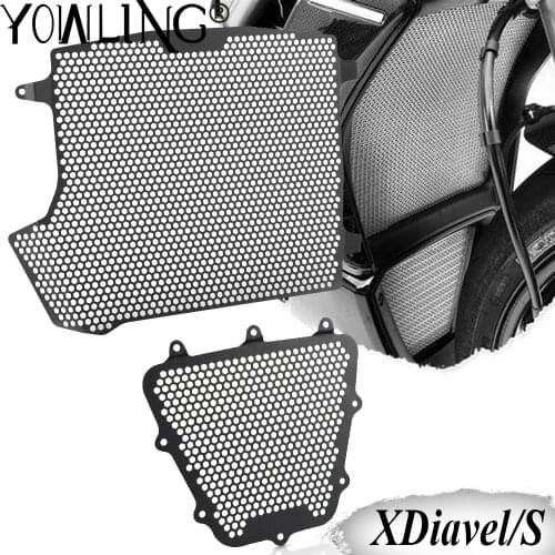 For Ducati XDiavel S XDiavelS 2016 2017 2018 2019 2020 Motorcycle Radiator Guard Protector Grille Grill Cover & Oil Cooler Guard