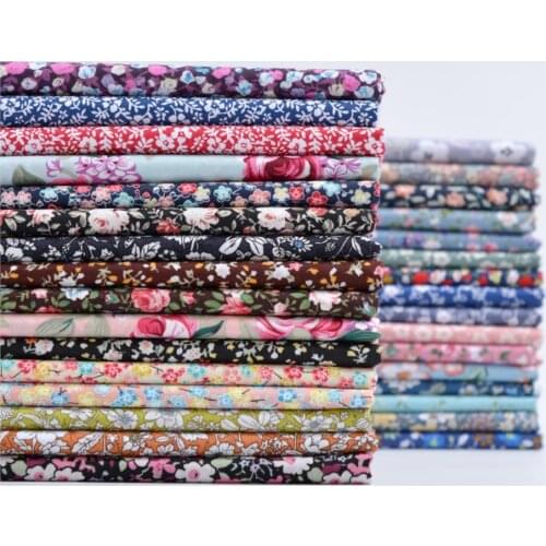 50cm, Small Garden Flower Cotton Fabric, Childrens Dress, Baby Clothing Fabric, DIY Patchwork Emergency mask Material