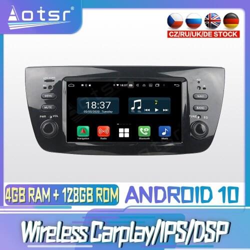 Android 10 PX6 128G For Fiat Doblo 2010 - 2011 Carolay DVD GPS DSP Navigation Auto Radio Stereo Multimedia Player HeadUnit 2din