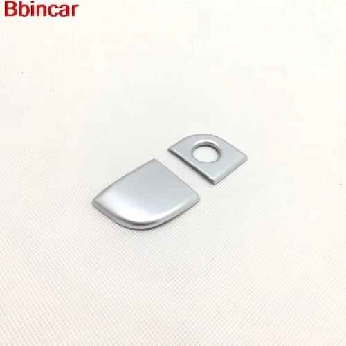 Bbincar LHD Styling Interior Mouldings For Lexus ES 2018 2019 Accessories Copilot Glove Storage Box Handle Decoration Cover Trim