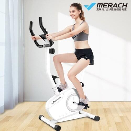 Free shipping and taxes Merrick MERACH silver moon nano spinning bike small ultra-quiet upright magnetron resistance