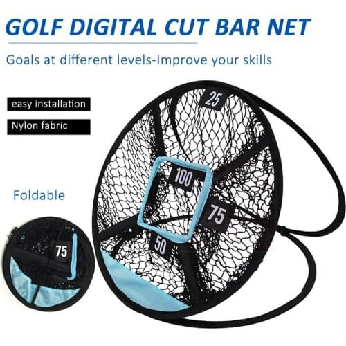Golf Chipping Practice Net Folding Practice Target Nets Pitching Cages Golf Accessories For Indoor Outdoor Sports Accessories