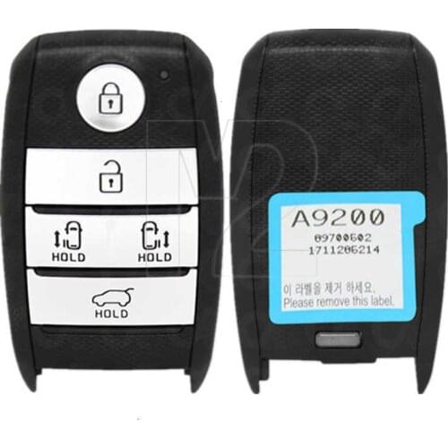 For 2016-2018 KIA Carnival Smart Key 5B 433MHZ 95440A9200 The original is pure and new FOB-SMART KEY