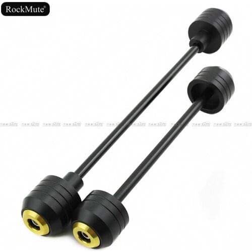 For YAMAHA MT-09 TRACER 2015-2016 Motorcycle Aluminum Alloy POM Front Rear Axle Fork Wheel Protector Sliders Falling Protection