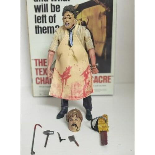 Terror Movie The Texas Chainsaw NECA Leatherface Figure 40th Anniversary Ultimate Leatherface Classic Action Figure Model Toy