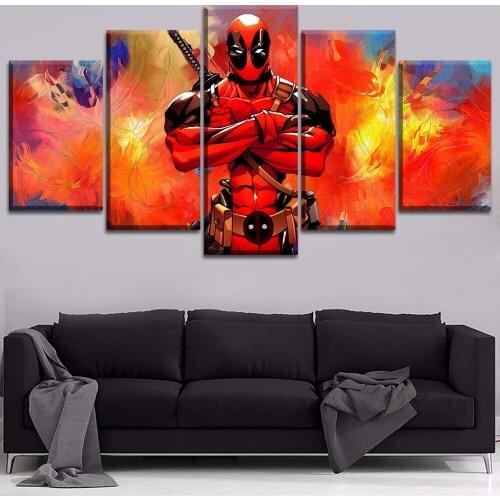 Canvas Printed Painting Wall Art Living Room Decoration Modular Anime Figure Pictures Framework Movie Heros Posters and Prints
