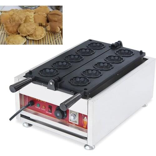 Commercial Intelligent Sakura Yaki Stuffing Waffle Equipment Electric Cake File Cherry Blossom Egg Scones Machine Bakery Mould