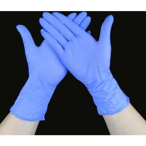 LESHP 100 pçs/lote Laboratório Mecânico Luvas de Lavar luvas de Limpeza Doméstica luvas de Borracha Nitrílica Preto Nail Art Luv