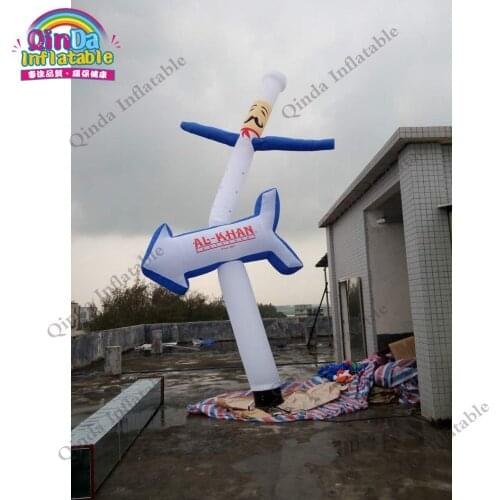 Mini inflatable sky air dancer dancing man ,cooker shape Inflatable waving man for advertisement