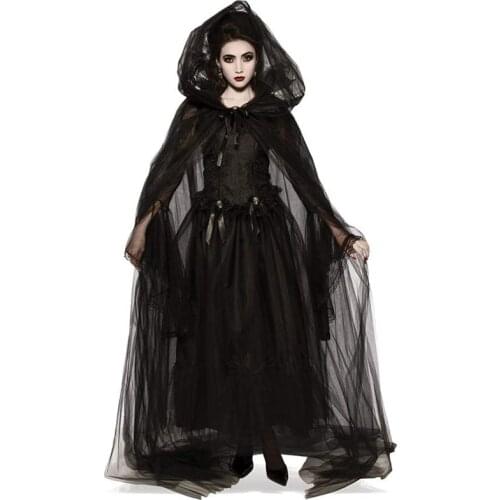 Halloween Costumes for Women Adult Witch Dress Vampire Devil Carnival Party Scary Cosplay Masquerade Horror Clothing
