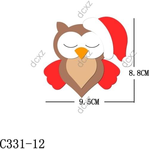 New Owl Wooden die Scrapbooking C331-12 Cutting Dies