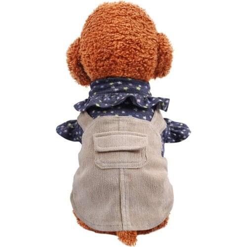 Spring Summer Dog Clothes Pet Dress Puppy Skirt Yorkshire Poodle Bichon Frise Pomeranian Schnauzer Dog Costumes Outfit Dropship