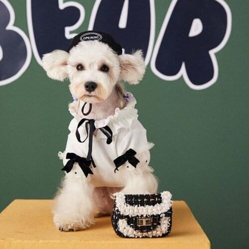 Dog clothes autumn thin section breathable and comfortable Teddy Schnauzer Pomeranian Corgi Bichon pet inside T-shirt