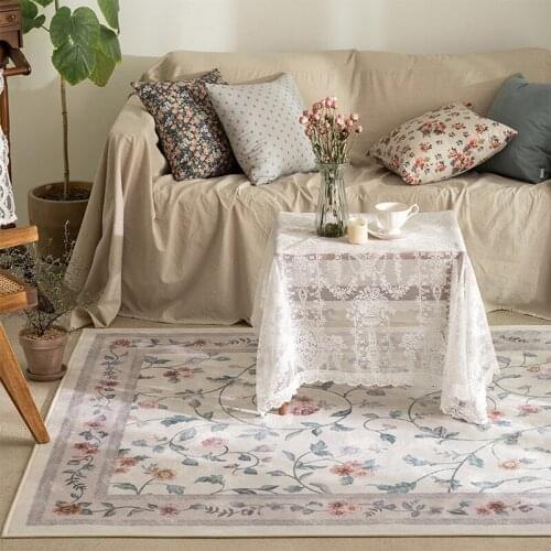 Persian Retro Carpet Living Room Large Area Rug Bedroom Modern Home Shaggy Soft Bedside Carpet Vintage Floor Coffee Table Mat