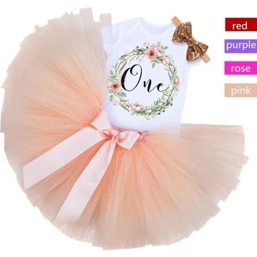 1 Year Old Birthday Party Dress Christening tutu Gown Baby Girl Clothes Christmas Carnival Newborn Baby Girl Dress vestidos