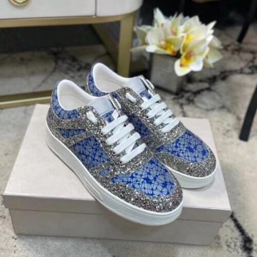 Hot Bling Women Shoes Spring/Atumn Zapatillas Mujer Luxury Design Chaussure Femme Casual Ladies Shoes Flats Buty Damskie 2020