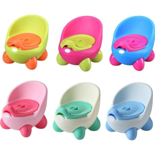 Portable Baby Pot Toilet Seat Bowl Training Pan Childrens pot Kids Bedpan Comfortable Backrest Toilet Girls Boys Cartoon Pots