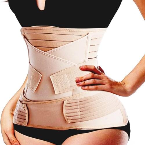 Twinso Slim Waist Trainer 2 in 1 Abdomen Pelvis Belt Pregnancy Corset Maternity Strap Postpartum Recovery Bandage Body Shaper