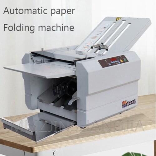 220V Automatic Creasing Machine Adjustable Speed Small Origami Machine Office Creasing Equipment