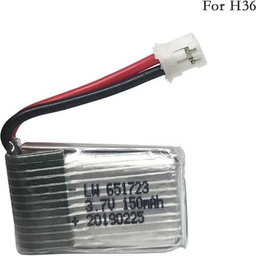 3.7v 150mah 30C For H36 F36 Eachine E010 E010C E011 E013 NH010 Battery RC Quadcopter Spare parts 150mah 3.7 v 150 LIPO Battery