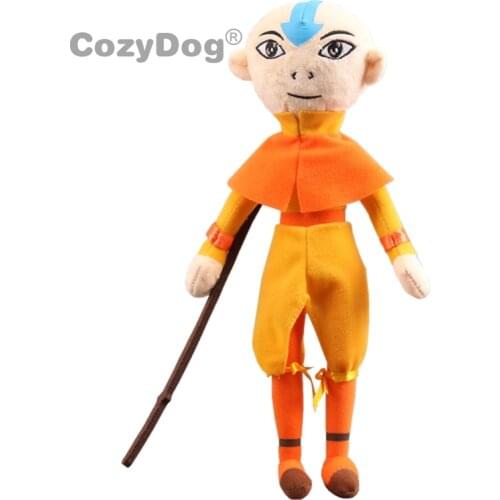 34 cm Aang Plush Toys Doll Peluche 13'' Big Size Soft Stuffed Pillow Cushion Baby Kids Birthday Gift Home Car Sofa Wedding Decor