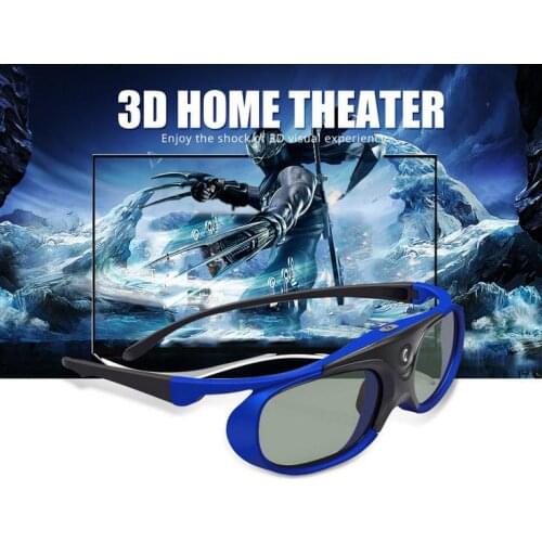 3D Active Shutter Glasses DLP Projector Battery Universal 96-144Hz for Acer Viewsonic JmGO XGIMI Optoma BenQ