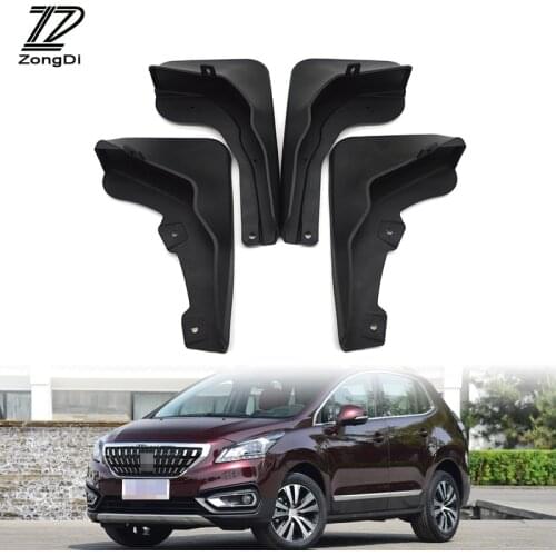ZD Car Front Rear Mudguards For Peugeot 3008 Mk2 GT 2017 2018 Accessories Splash Guard Car-styling Fenders 1Set/4Pcs Mudflaps
