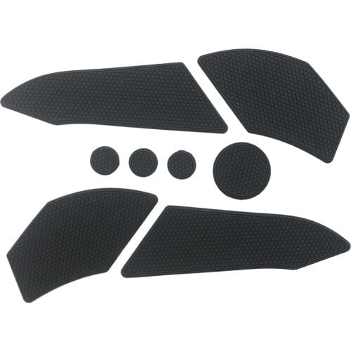 Motorcycle Black Gas Tank Protectors for Ducati MULTISTRADA 950 950S 19-21 Gas Oil Fuel Tank Sticker Protector Decals Stickers