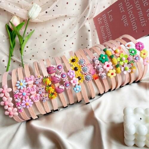 Girls' Hairband Childrens Headband Little Girl Hair Accessories Cute Princess Hairband with Teeth Non-slip Headgear