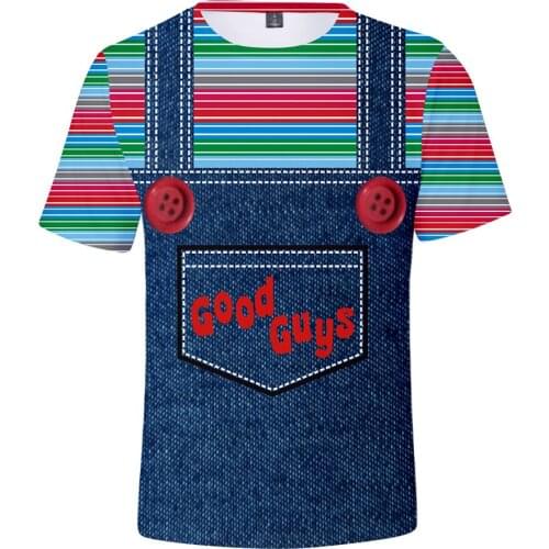 The evil Good Guys toy 3d printed t shirt men/women Halloween Chucky print tshirt t-shirt casual plus size t shirts tops clothes