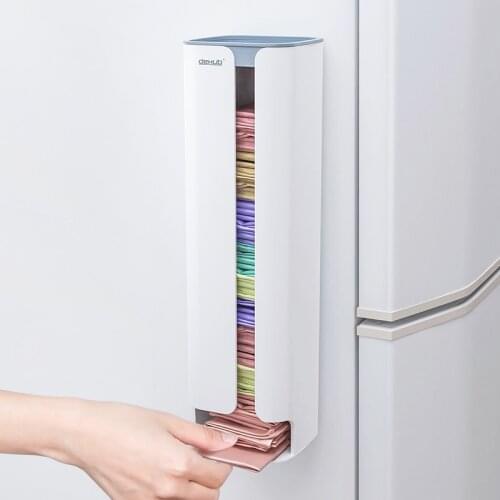 Creativity Household Garbage Bags Storage Boxes Convenient Garbage Bag Dispenser Recycle Bin Kitchen Decoration Space Saving