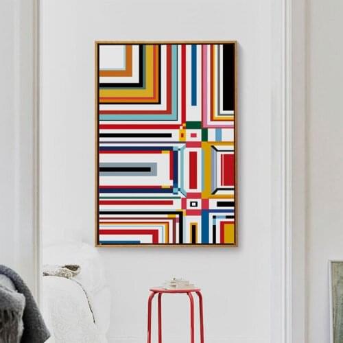 Print Free Shipping Bright Colorful Abstract Large Color Piece Oil Canvas Painting on The Canvas art\abstract painting