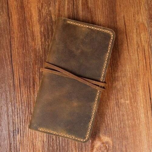 Personalized leather wallet case for iPhone XS Max / Vintage distressed genuine leather iphone X XR iPhone 8 7 6 Plus cover