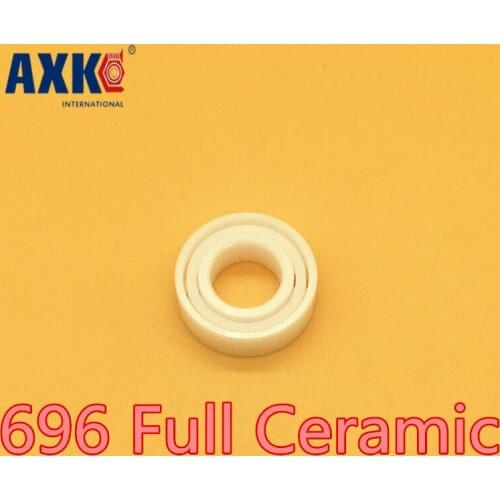 Rodamientos Rolamentos Axk 696 Full Ceramic Bearing ( 1 Pc ) 6*15*5 Mm Zro2 Material 696ce All Zirconia 619/6 Ball Bearings