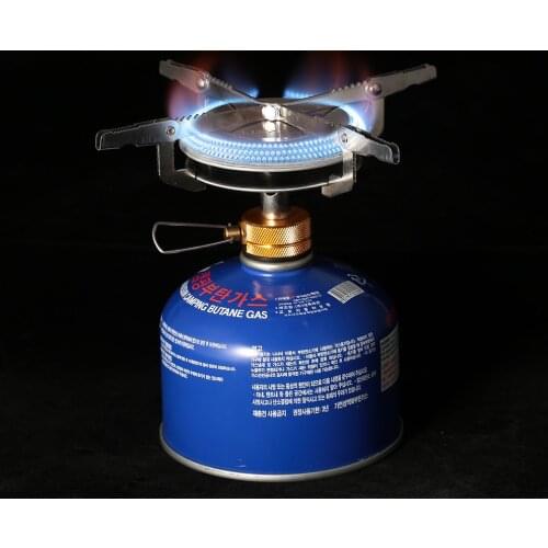 Portable Outdoor Folding Gas Stove Camping Gas Burners Hiking Picnic Stainless Steel Stove Camping Stove 3500W Burners Equipment