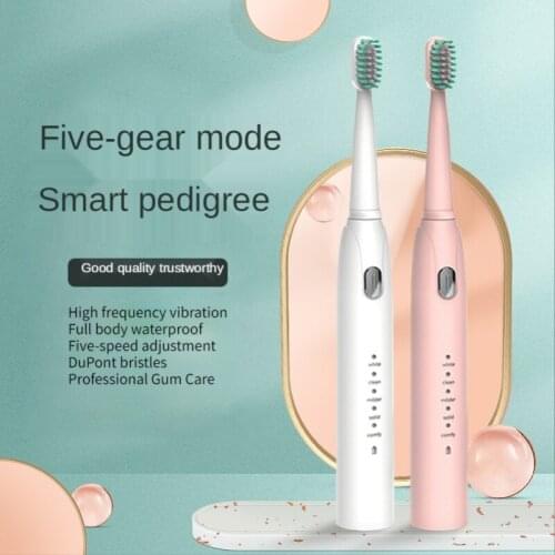 Household Electric Toothbrush Usb Wireless Charging Sonic Vibration Waterproof Children Adult General Cleaning Toothbrush