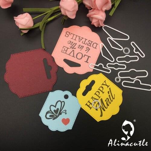 Die cut metal cutting die punch 12pc tag punch hole Alinacraft Scrapbook album papercraft handmade card stencil art cutter