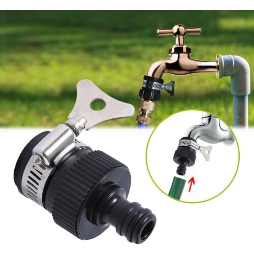 Tap Connector Adapter Garden Kitchen Water Hose Pipe Joiner Fitting Universal