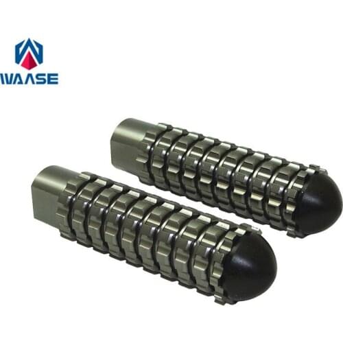 Waase Motorbike Universal Fixing Foot Rests Peg Pedals Racing Rearset Rear Sets For Yamaha Suzuki Honda Kawasaki BMW Aprilla