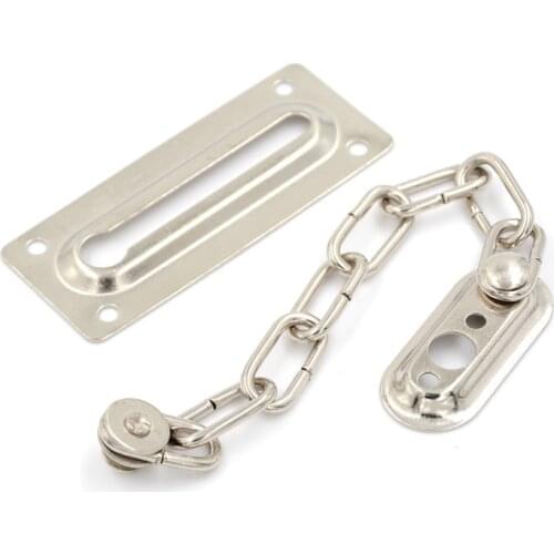 1pc Door Chain Lock Cabinet Locks Safety Guard Security Lock For DIY Home Door Tools Silver Color Drop Shipping New Arrival