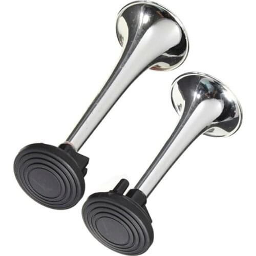 2PCS Dual Air Horn Universal Train Car Truck Boat Trumpet Super Loud