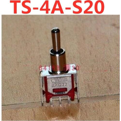 50pcs TS-4A-T-S20 with bracket pin single tripod third gear M5.08 small toggle switch 2MS3