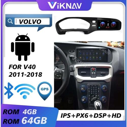 Android car radio for volvo v40 2011 2012 2013 2014 2015 2016 2017 2018 car audio multimedia video player tape recorder screen