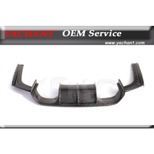 Auto Accessories Car Styling Carbon Fiber CF Rear Diffuser Lip Fit For 2014-2015 F80 M3 F82 F83 M4 VRS Style Rear Diffuser Lip