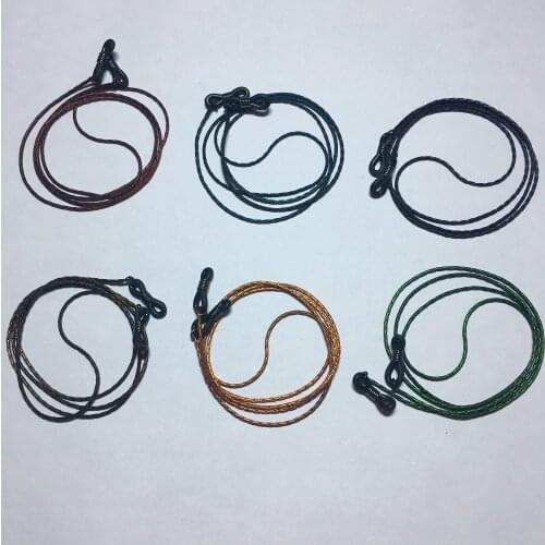 Colored sunglass brass metal chain eyeglass retainer holder spectacle lanyard with rubber touch reading glass cord