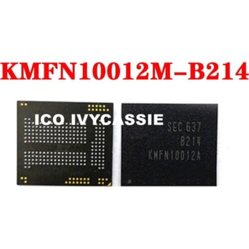 KMFN10012M-B214 eMMC EMCP BGA221 Chip NAND Flash Memory IC 8GB 8+1 Soldered Ball