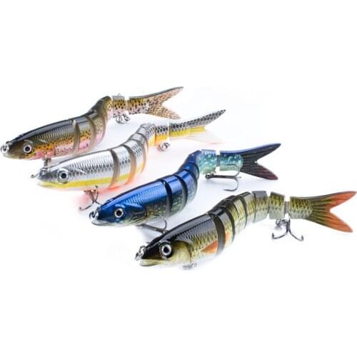 FOVONON Sinking Wobblers Fishing Lures 8 Segment Jointed Crankbait SwimbaitHard Artificial Bait For Pike Bass Tackle lure