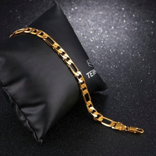 Золотые браслеты для мужчин HWetR China At AliExpress